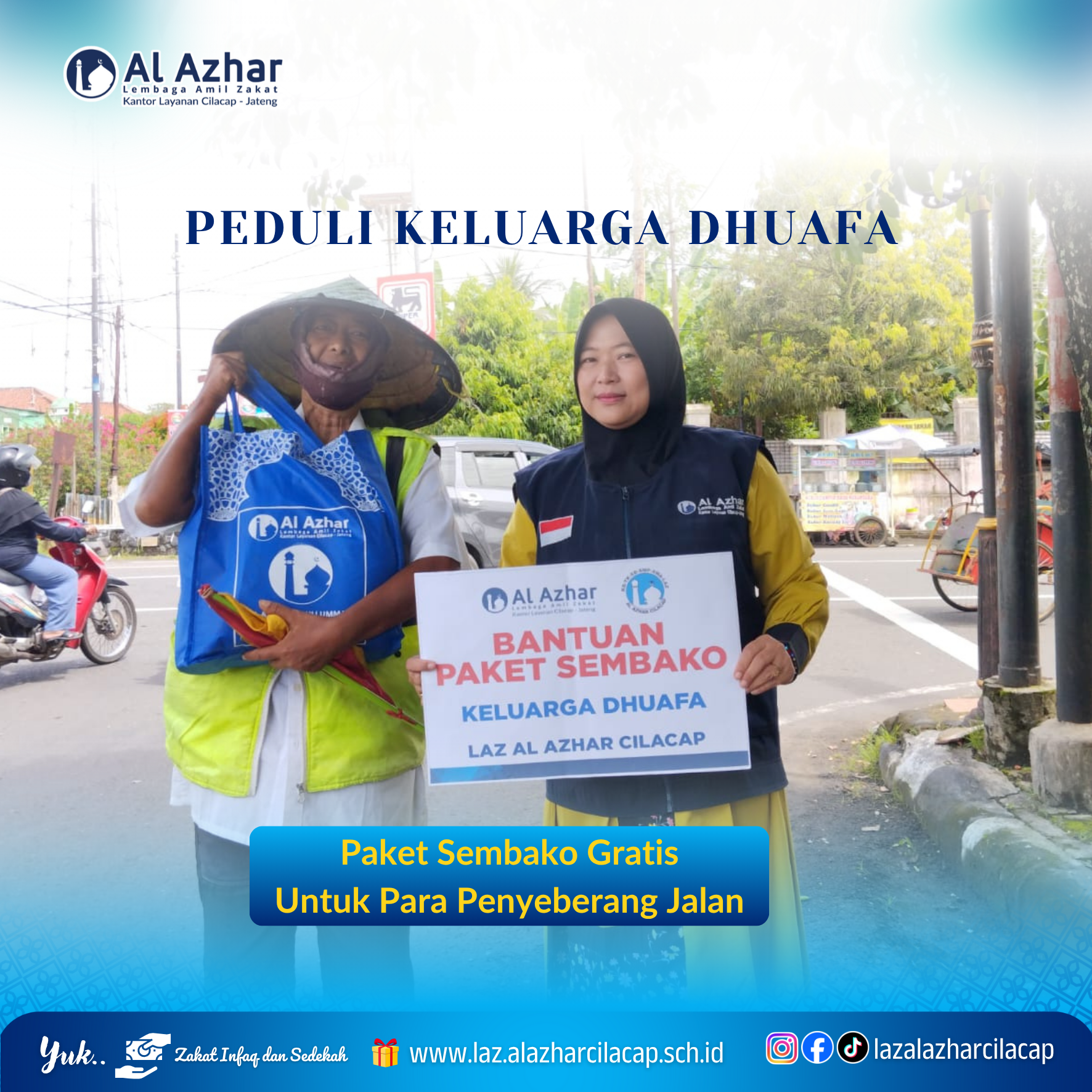 Bantuan Paket Sembako Untuk Keluarga Dhuafa